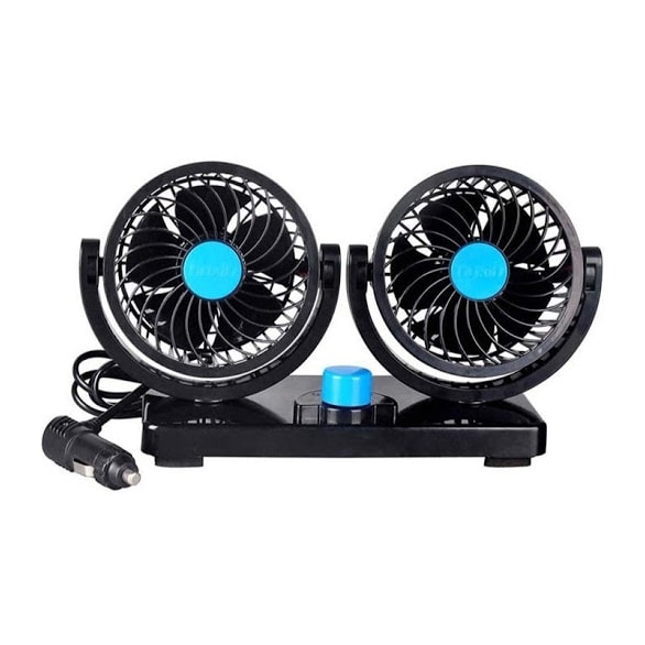 Quạt Gió Mini Để Xe Ô Tô Chuyên Dụng – Quạt Đôi